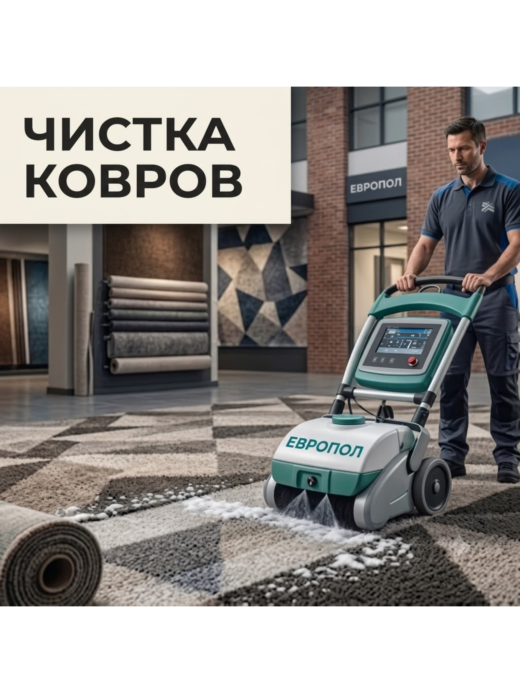 Машина для чистки ковролина
