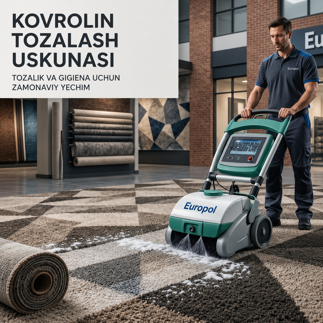 Kavrolan tozalash mashinasi