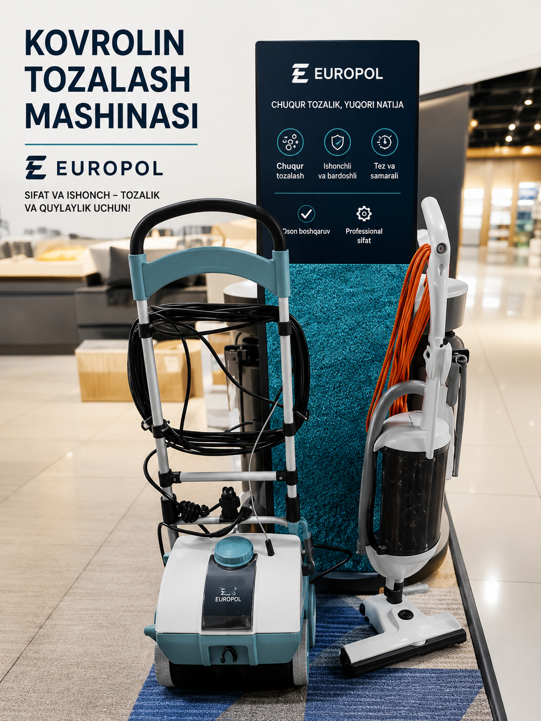 Kavrolan tozalash mashinasi